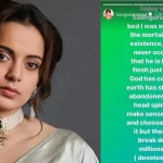 Kangana Ranaut: Emotional Moment as Actress Sees Satguru in This Situation, Shares Post on Instagram