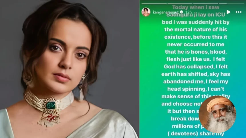 Kangana Ranaut: Emotional Moment as Actress Sees Satguru in This Situation, Shares Post on Instagram