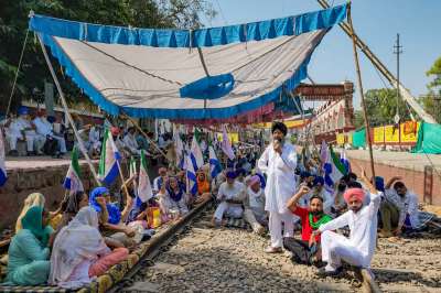 Farmer protest