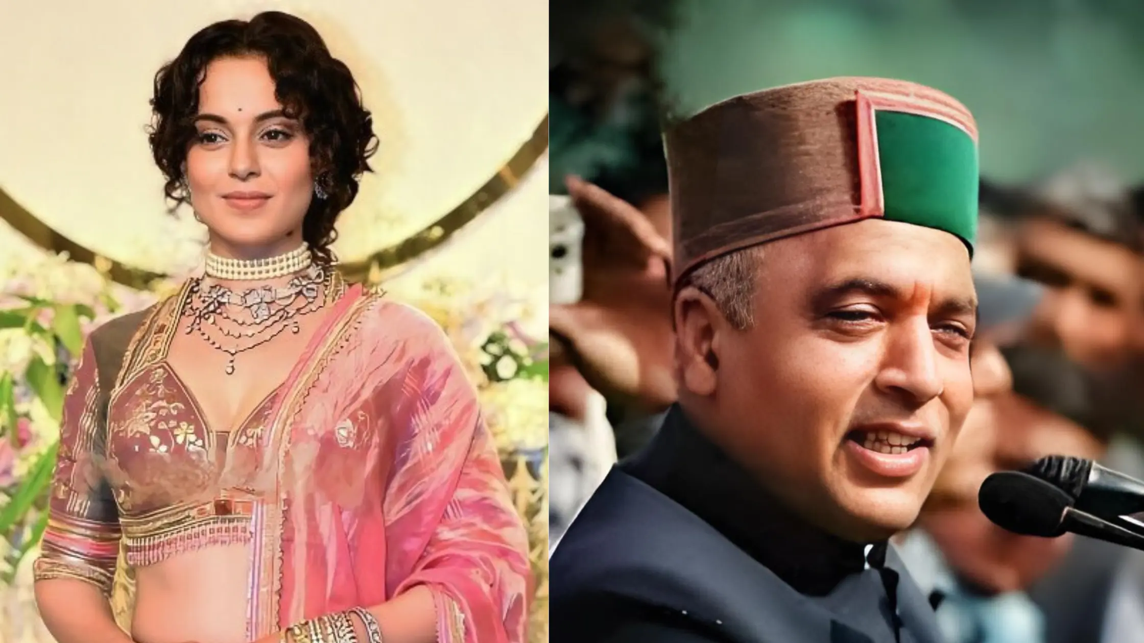 Former CM Jairam Thakur met Kangana Ranaut, congratulated her on getting the ticket.