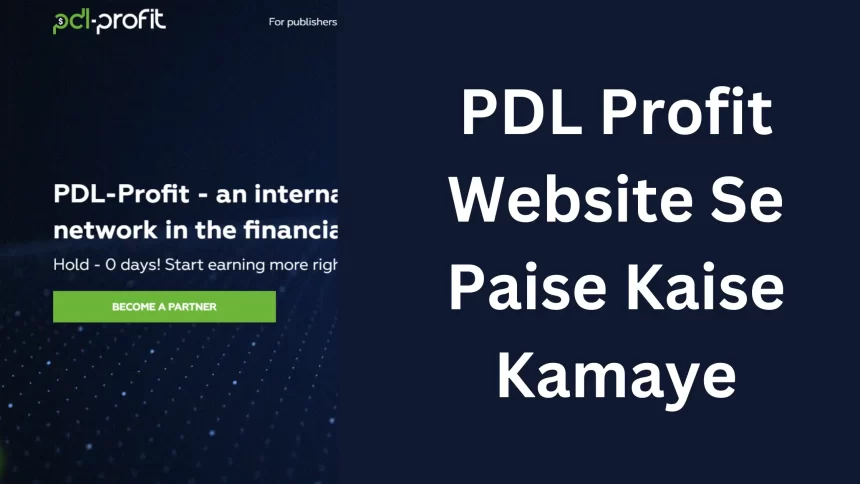 PDL Profit Website Se Paise Kaise Kamaye