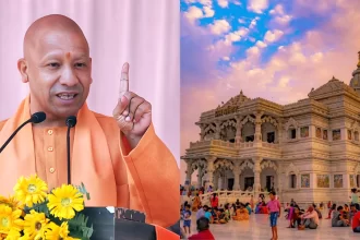 n Mathura, CM Yogi said, "Ram has come, Krishna will also come