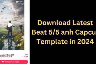 Download Latest Beat 5/5 anh Capcut Template in 2024