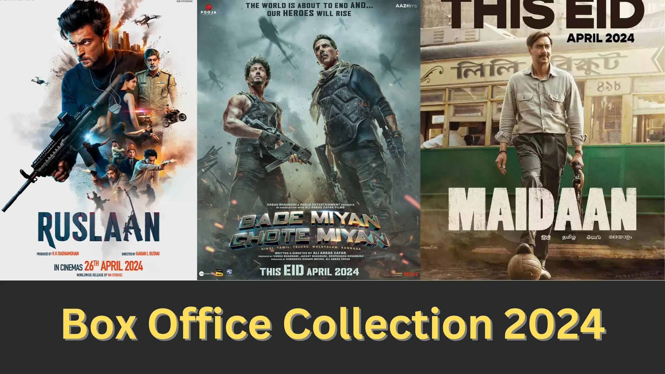 The condition of 'BMCA' is bad, Ruslan is defeated, 'Maidan' could not reach the figure of Rs 100 crore.