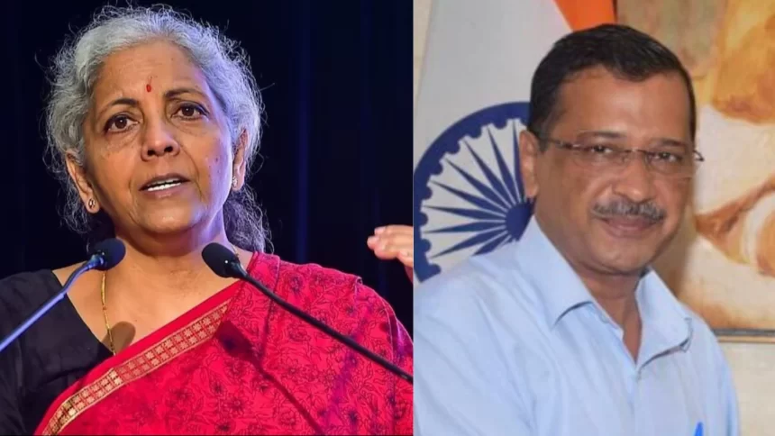 Union Minister Sitharaman surrounded Arvind Kejriwal, said "Kejriwal should apologize for this"