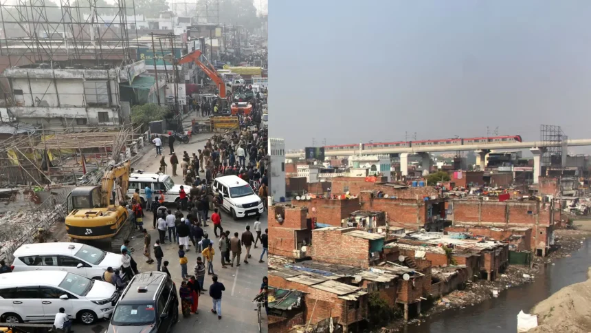 Lucknow News: Lucknow's Akbarpur area of ​​the slightly vandalism, the area tense atmosphere!