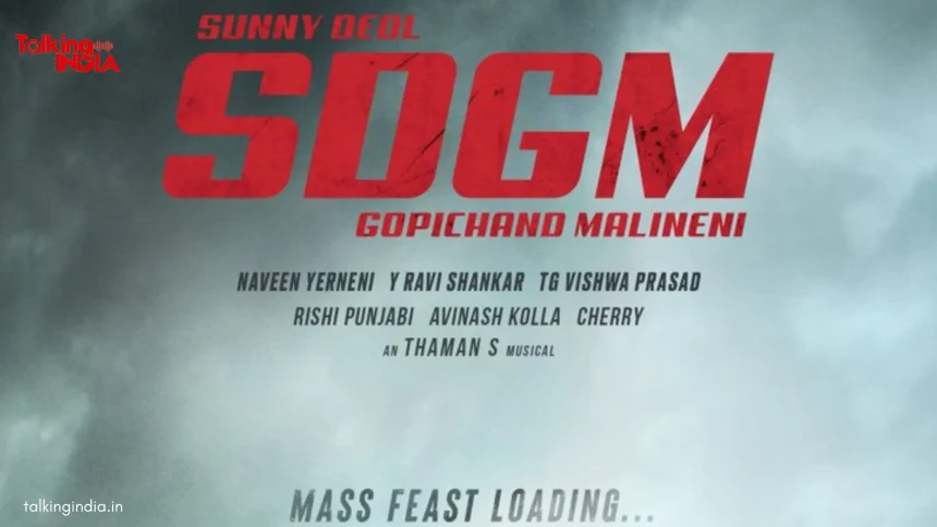 Sunny Deol's explosive comeback, first poster of new action film with South director released